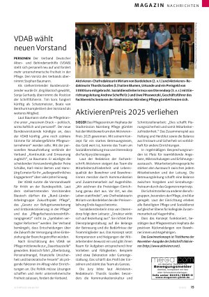 Vorschauseite 2: »Eine Einrichtung ganz neu aufzubauen, ist eine spannende Herausforderung! «