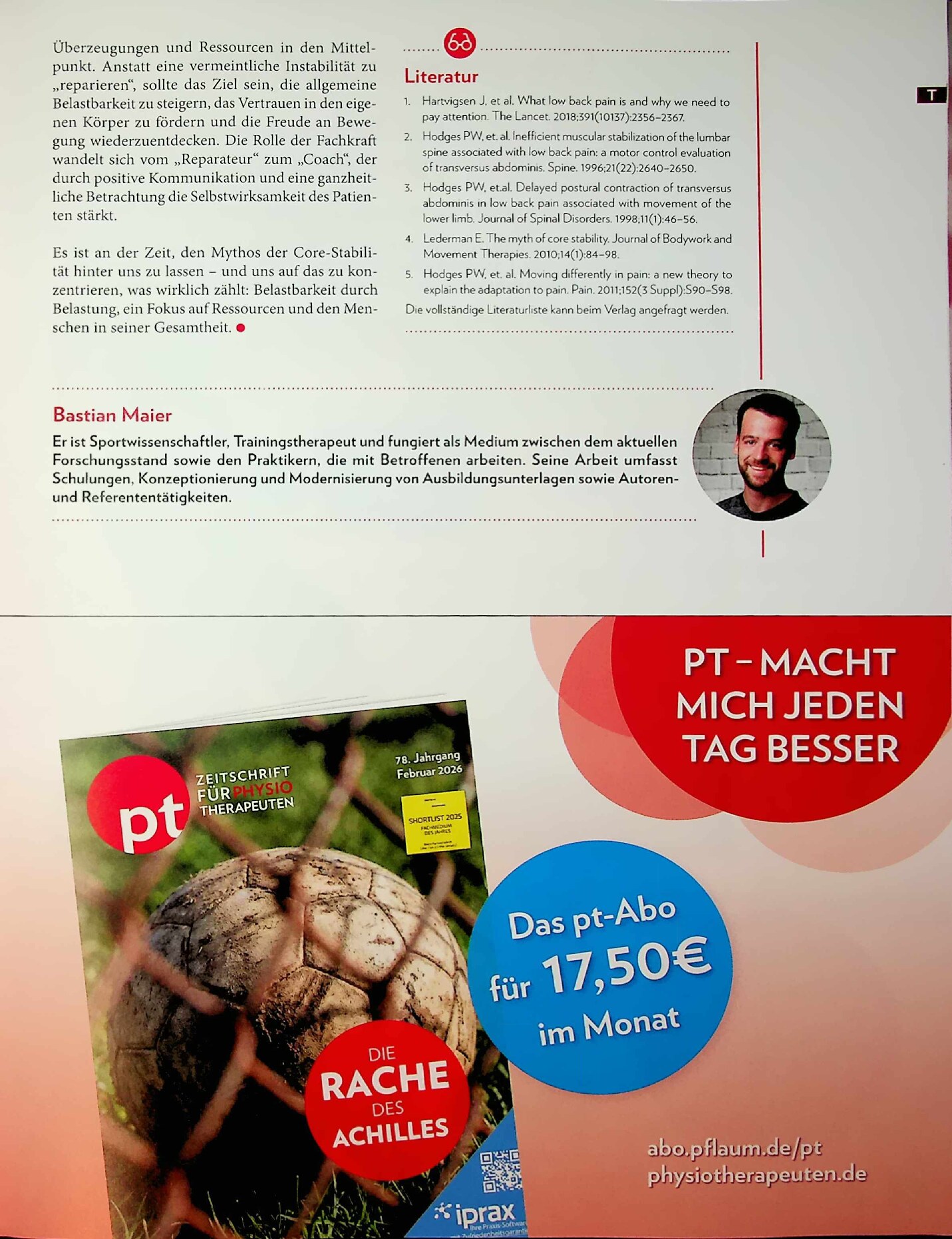 Vorschauseite 4: Core-Training neu gedacht