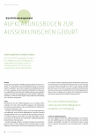 Vorschauseite 1: Qualitätsmanagement Aufklärungsbogen zur außerklinischen Geburt