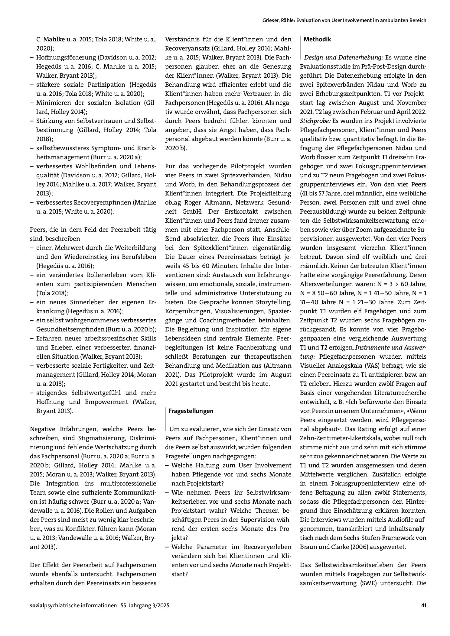 Vorschauseite 2: Evaluation von User Involvement im ambulanten Bereich