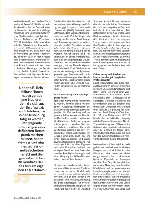 Vorschauseite 2: Lernen in Vielfalt Über den Umgang mit heterogenen Lerngruppen als Beitrag zu einem diversitätssensiblen Gesundheitswesen