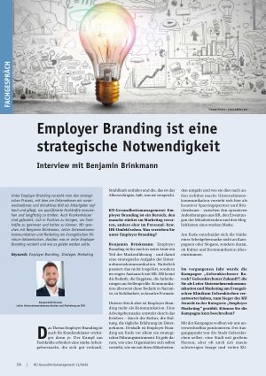 Vorschauseite 1: Employer Branding ist eine strategische Notwendigkeit