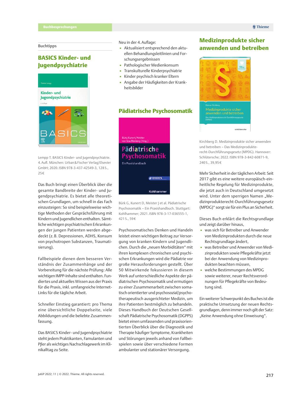 Vorschauseite 1: Buchtipps