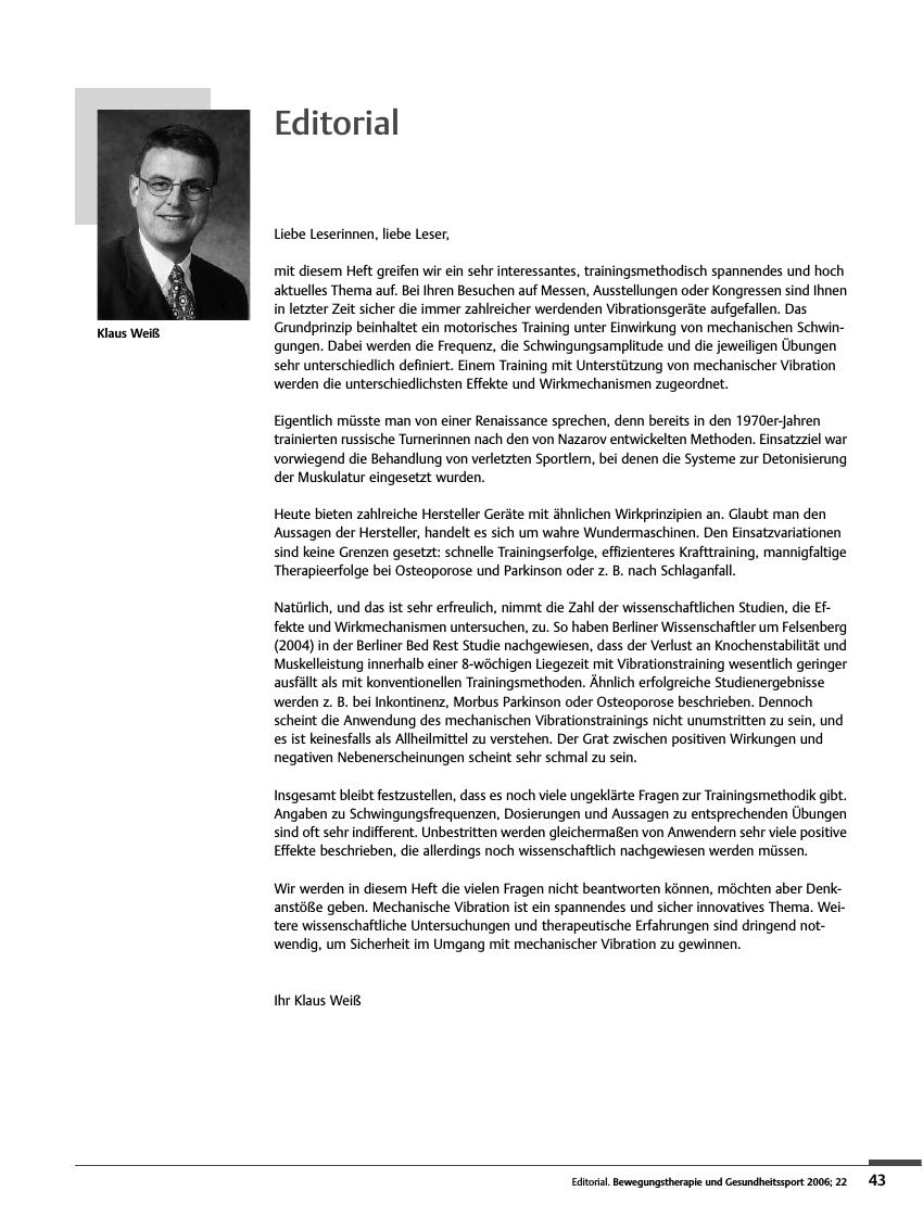 Vorschauseite 1: Editorial