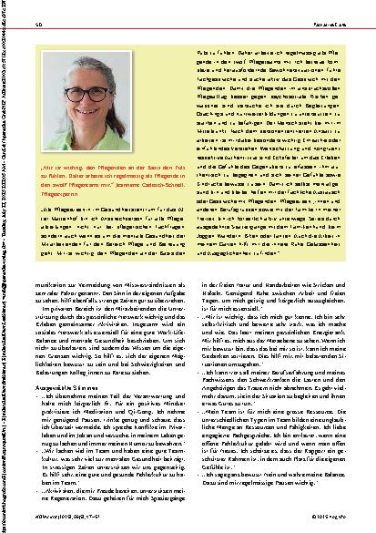 Vorschauseite 4: Mentale Gesundheit in der Palliative Care Was hilft in belastenden Situationen?