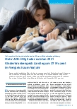 Vorschauseite 1: Mehr AOK-Mitglieder nutzten 2021 Kinderkrankengeld: Anstieg um 37 Prozent im Vergleich zum Vorjahr.