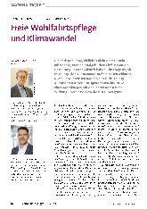 Vorschauseite 1: Freie Wohlfahrtspflege und Klimawandel
