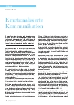 Vorschauseite 1: Emotionalisierte Kommunikation