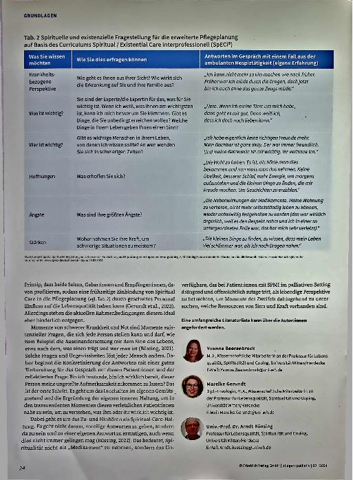 Vorschauseite 3: Würde, Respekt und Selbstbestimmung in der Palliative Care bei Patientinnen mit psychiatrischen Erkrankungen