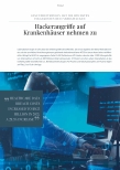 Vorschauseite 1: Hackerangriffe auf Krankenhäuser nehmen zu.