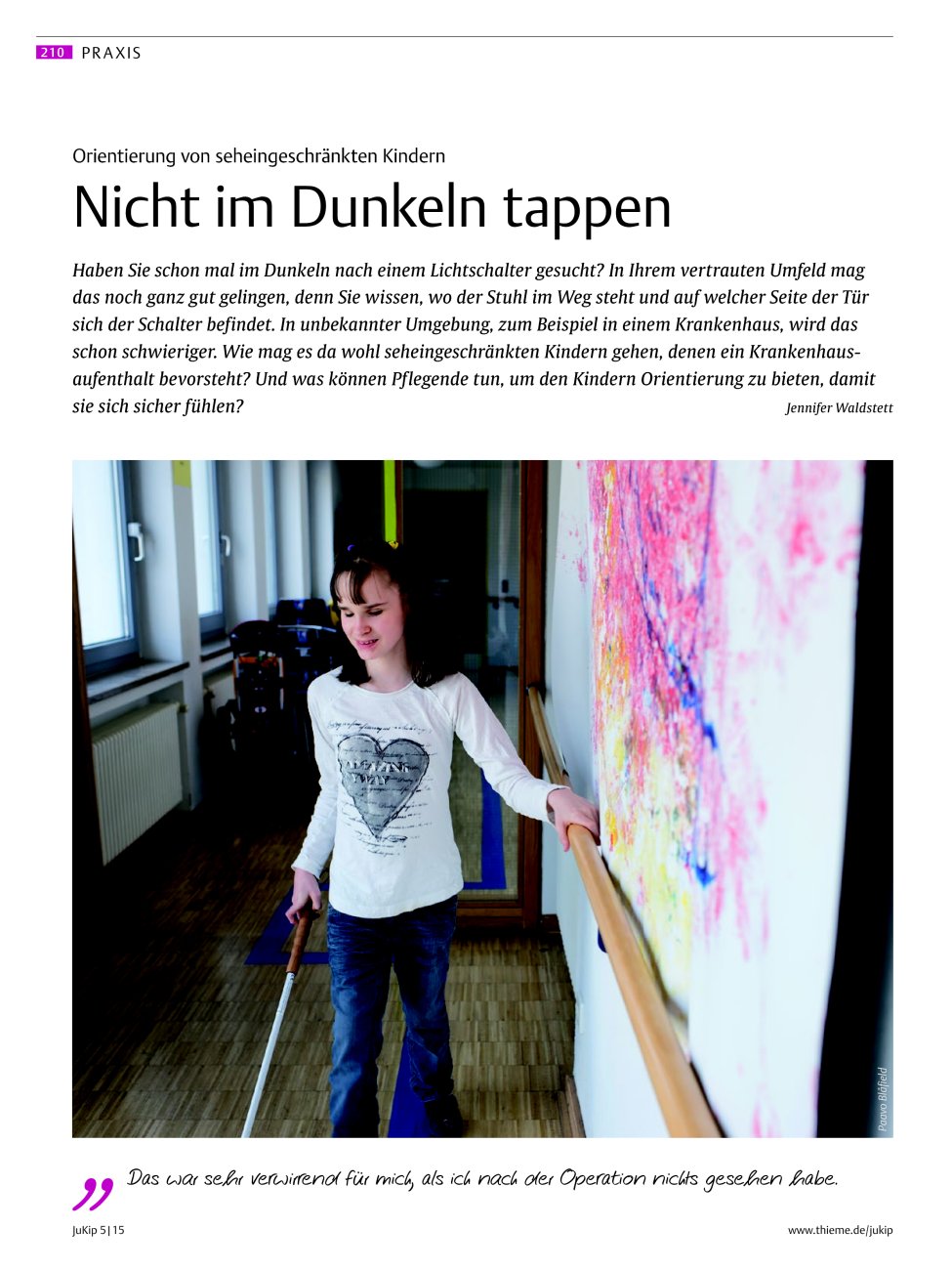 Vorschauseite 1: Nicht im Dunkeln tappen