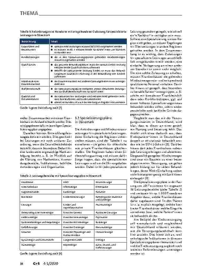 Vorschauseite 4: Zentralisierung und Spezialisierung: Dänemarks Spezialisierungspläne als strategisches Planungsund Steuerungsinstrument am Beispiel der Krebsbehandlung.