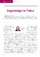 Vorschauseite 1: Angehörige im Fokus