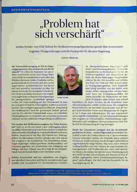 Vorschauseite 1: "Problem hat sich verschärft"