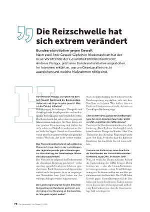 Vorschauseite 1: Die Reizschwelle hat sich extrem verändert