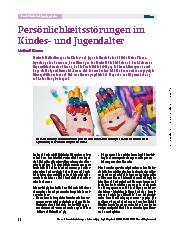 Vorschauseite 1: Persönlichkeitsstörungen im Kindesund Jugendalter