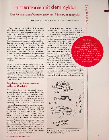 Vorschauseite 2: In Harmonie mit dem Zyklus Die Relevanz des Wissens über den Menstruationszyklus