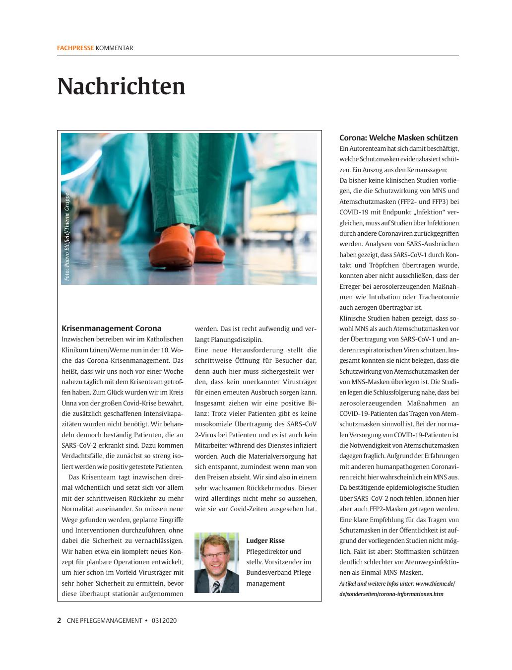 Vorschauseite 1: Nachrichten