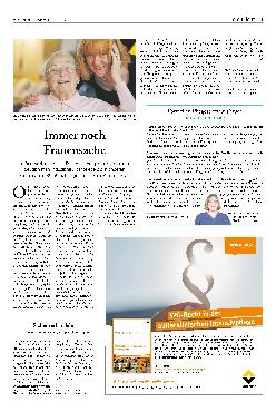 Vorschauseite 1: Immer noch Frauensache