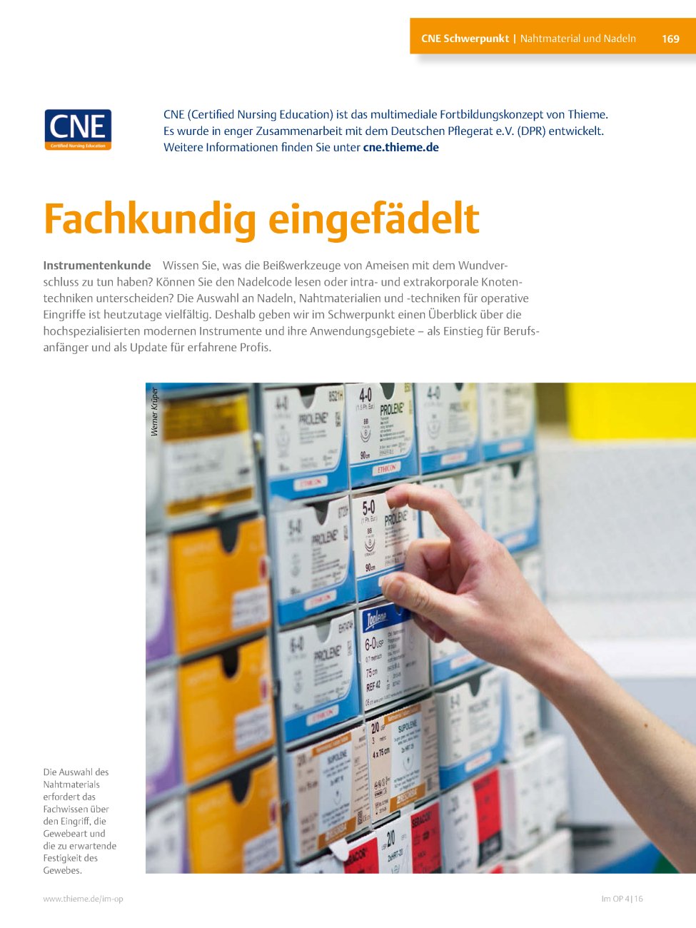 Vorschauseite 1: Fachkundig eingefädelt
