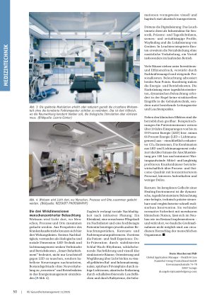 Vorschauseite 3: Die Rolle des Lichts im Healing Environment Auswirkungen von Lichtkonzepten auf die Behandlungsqualität