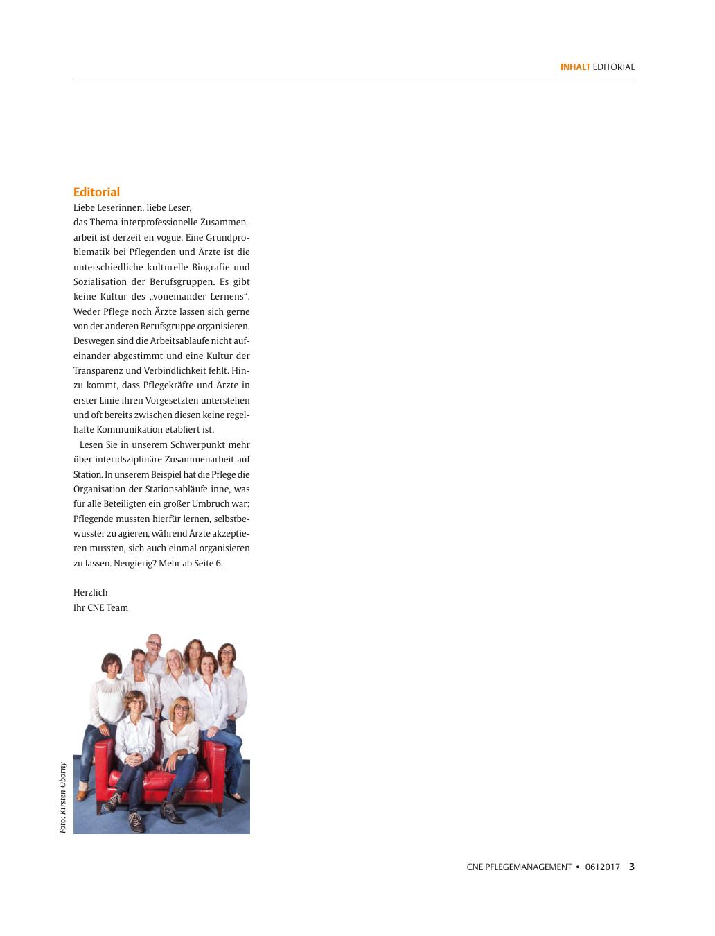 Vorschauseite 1: Editorial
