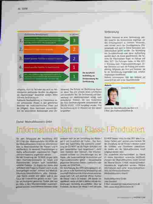 Vorschauseite 2: Qualifizierung und Zertifizierung für Medizintechniker