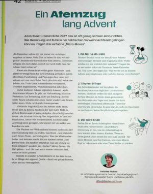 Vorschauseite 1: Ein Atemzug lang Advent