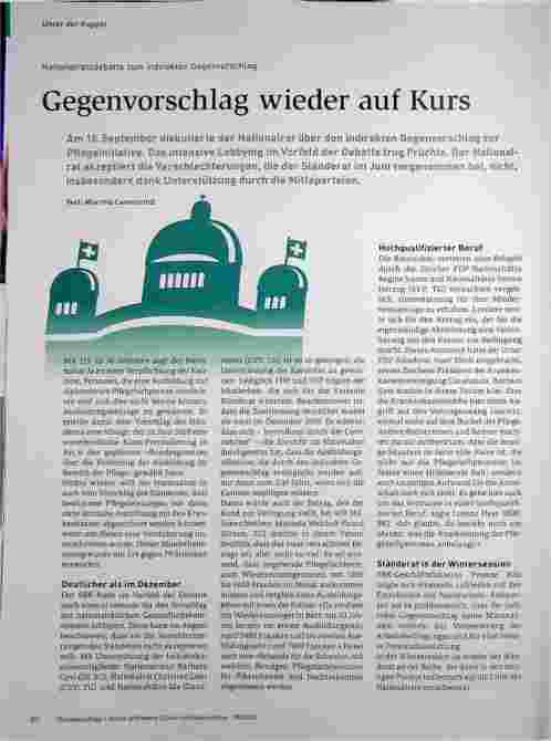 Vorschauseite 1: Gegenvorschlag wieder auf Kurs.