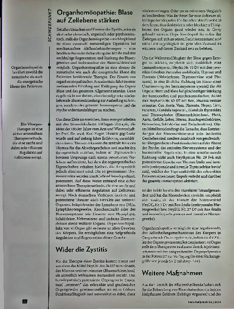 Vorschauseite 3: "Reset" für die Blase: Zystitis auf Zellebene behandeln