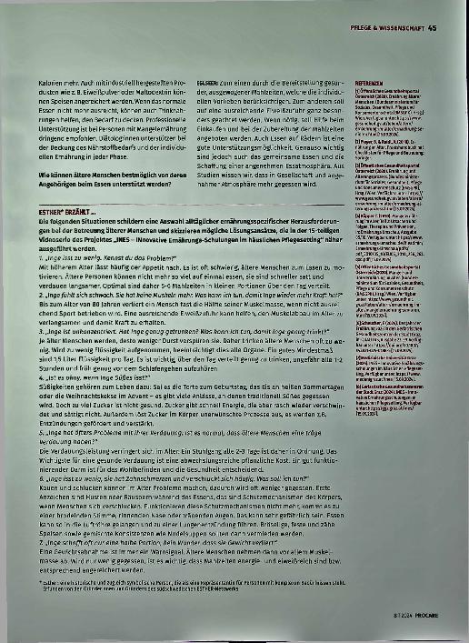 Vorschauseite 4: Ernährung im Alter - Einfluss auf Gesundheit und Wohlbefinden