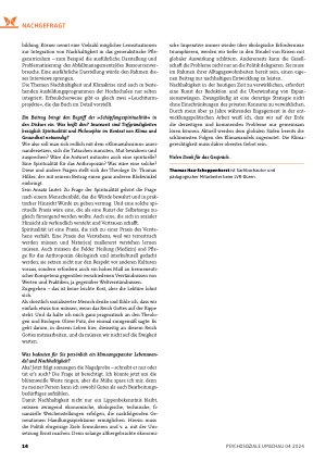 Vorschauseite 3: Mut machen im Angesicht der Klimakrise