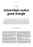 Vorschauseite 2: Grüne Ideen contra graue Energie