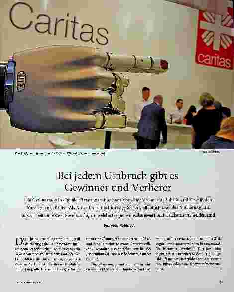 Vorschauseite 1: Bei jedem Umbruch gibt es Gewinner und Verlierer.