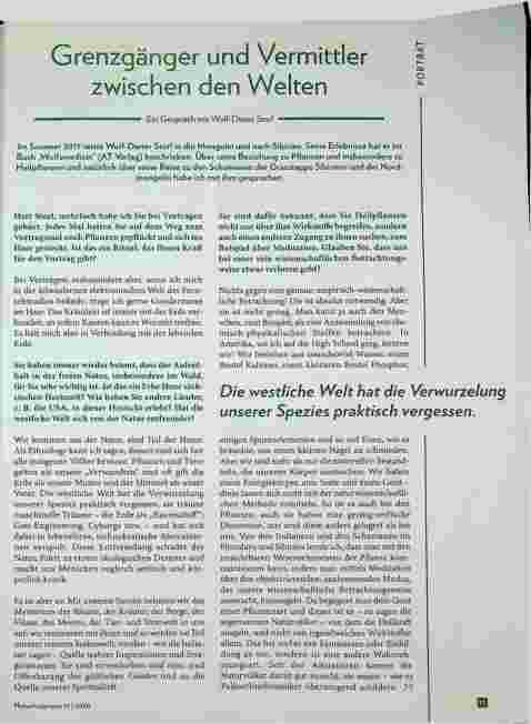 Vorschauseite 2: Grenzgänger und Vermittler zwischen den Welten