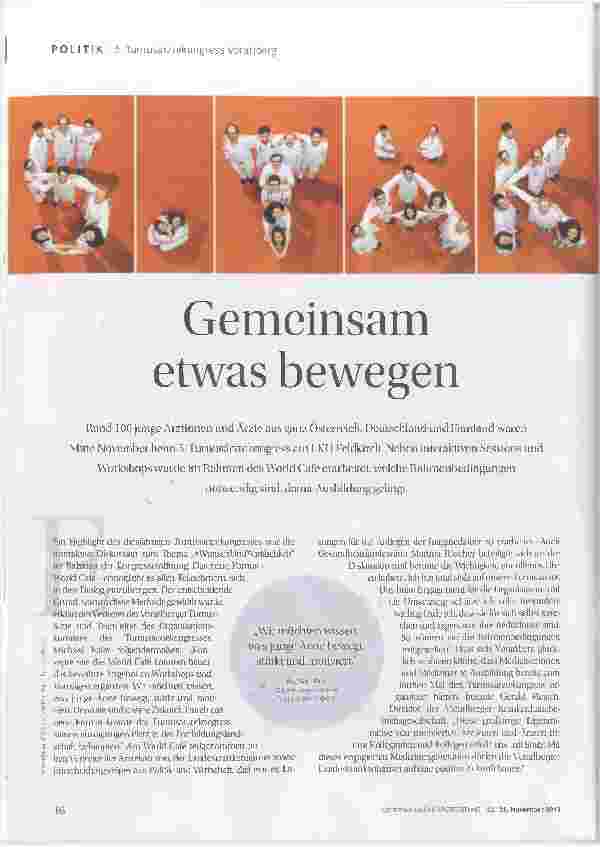 Vorschauseite 1: Gemeinsam etwas bewegen