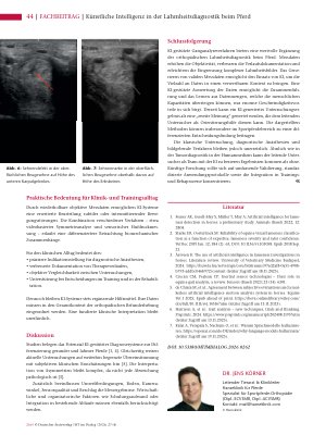 Vorschauseite 5: Künstliche Intelligenz in der Lahmheitsdiagnostik beim Pferd Methoden, praktische Anwendung und Fallbeispiel