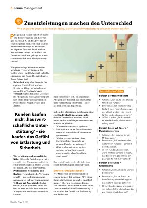 Vorschauseite 1: Zusatzleistungen machen den Unterschied