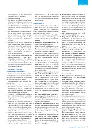 Vorschauseite 2: Herausforderungen und Chancen bei der Integration des Themas Sicherheit und Gesundheitsschutz bei der Arbeit in die Hochschulbildung