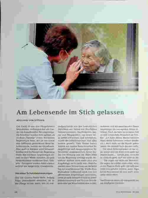 Vorschauseite 3: Am Lebensende im Stich gelassen