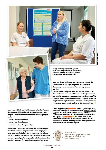Vorschauseite 4: Gute Pflege braucht Betreuungswissen