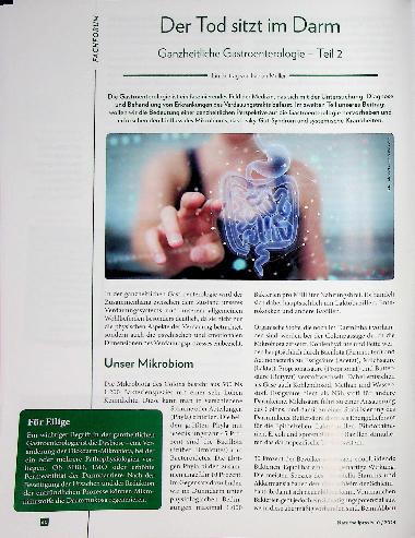 Vorschauseite 1: Der Tod sitzt im Darm. Ganzheitliche Gastroenterologie - Teil 2.