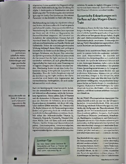 Vorschauseite 3: Der Tod sitzt im Darm. Ganzheitliche Gastroenterologie - Teil 2.
