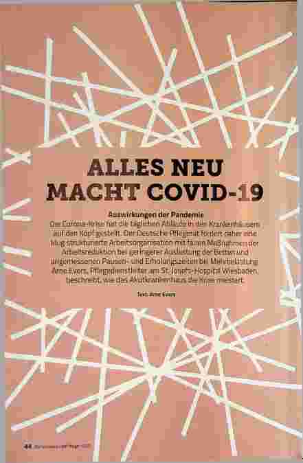 Vorschauseite 1: Alles Neu Macht Covid-19