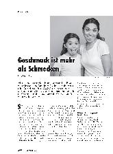 Vorschauseite 1: Geschmack ist mehr als Schmecken