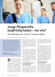 Vorschauseite 1: Junge Pflegekräfte langfristig halten - nur wie? Wunschdienstplan und „Festes Frei“ besonders attraktiv