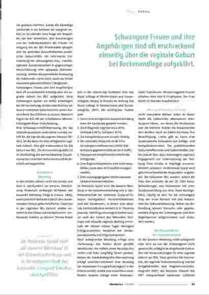 Vorschauseite 2: Management bei fetaler Beckenendlage