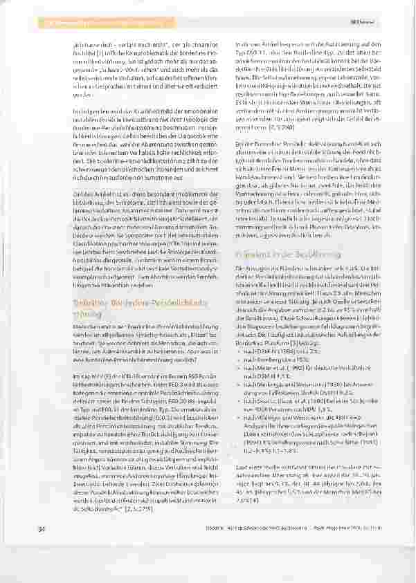 Vorschauseite 2: Mehr als Schwarz oder Weiß: das Borderline-Syndrom