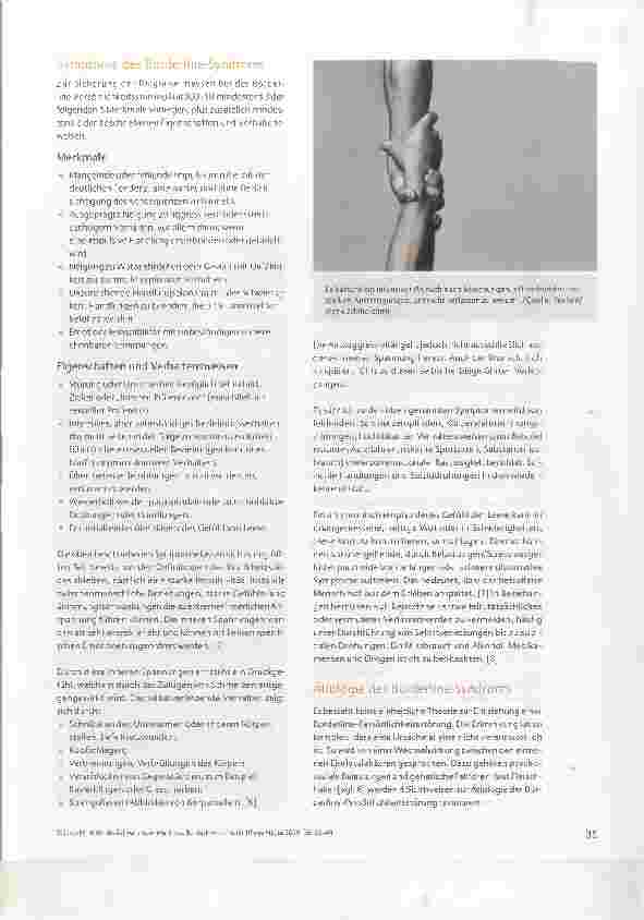 Vorschauseite 3: Mehr als Schwarz oder Weiß: das Borderline-Syndrom