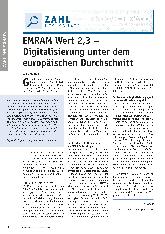 Vorschauseite 1: EMRAM Wert 2,3 - Digitalisierung unter dem europäischen Durchschnitt